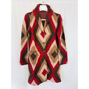 Lauren Ralph Lauren Women's Southwestern Style Cardigan Sweater Coat No Size Tag